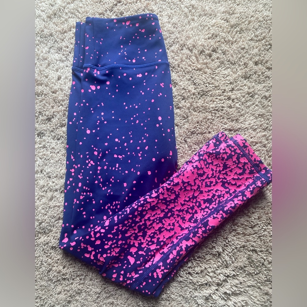 Zyia pink splash LNT leggings
